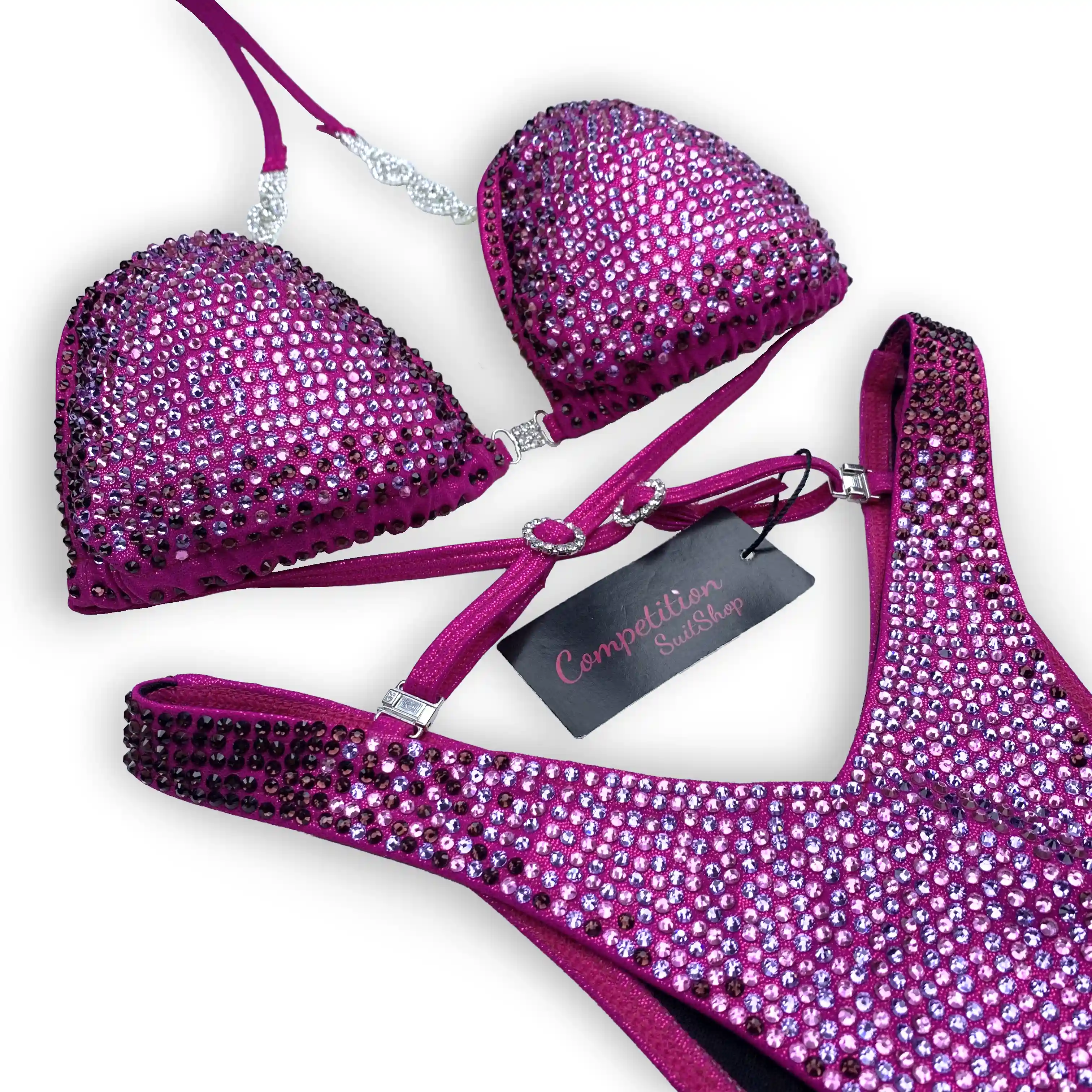 Sublime Purple Pink Figure Competition Suit(F160)